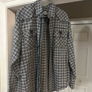 Harley Davidson Button Up Shirt Large